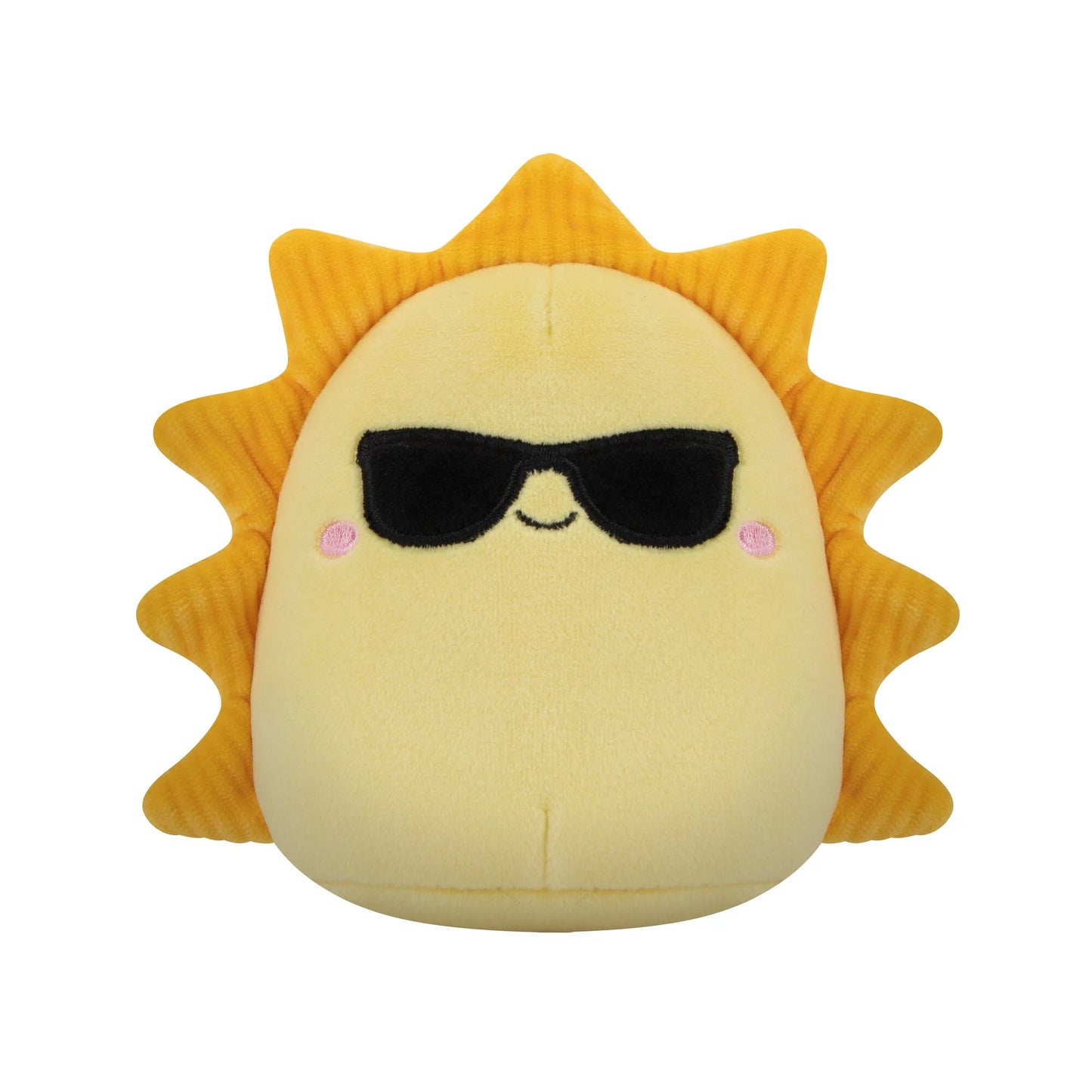 Original 3.5 Inch 2-Pack Blue and Green Planet and Yellow Sun Plush Dog Toys
