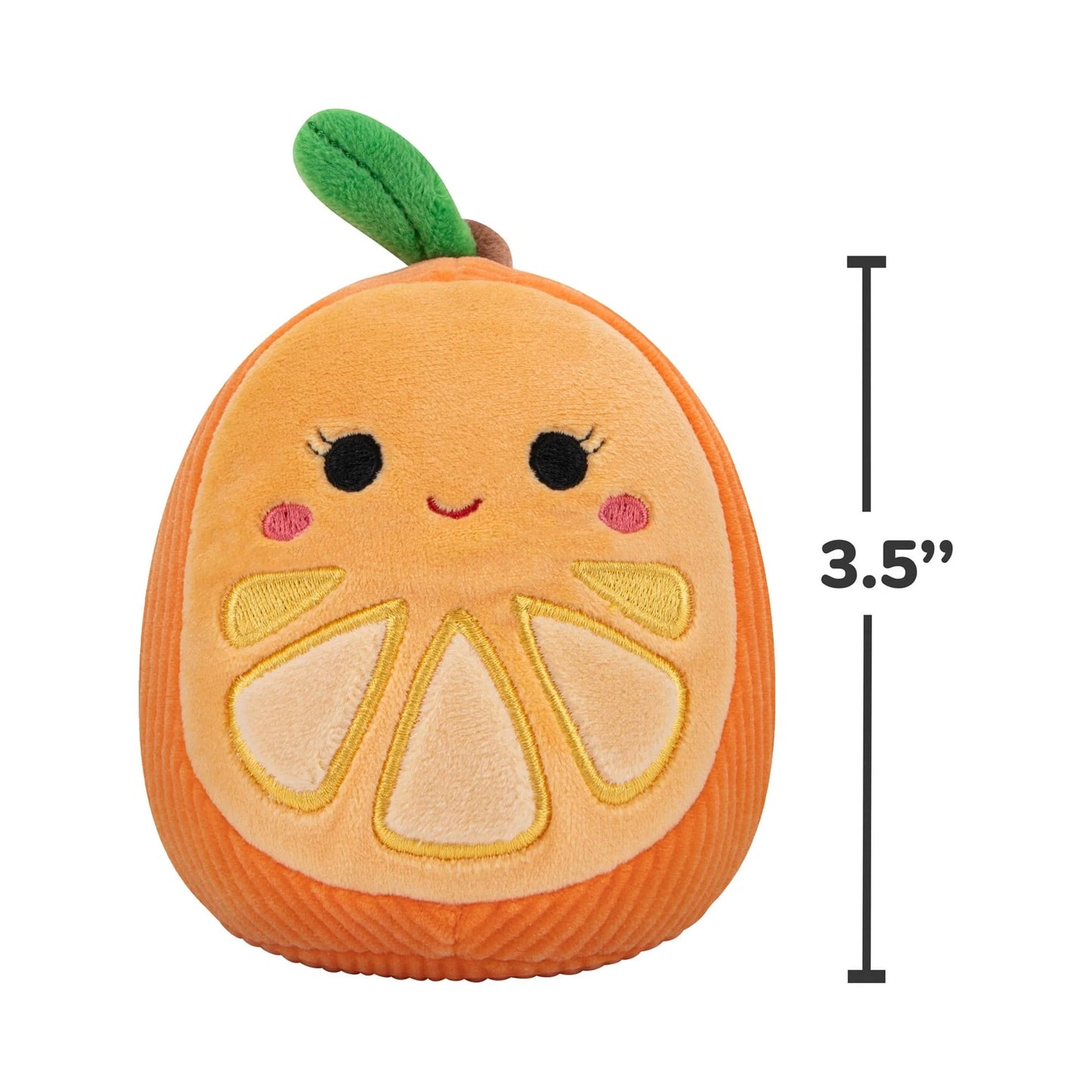 Original 3.5 Inch 2-Pack Cherry the Red Cherry and Celia the Orange Slice Plush Dog Toys