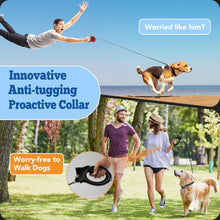 Dog Training Collar-3300Ft Dog Shock Collar with Remote Control, Waterproof Dog Bark Collar with Leash Tension Sensing Automatically, Rechargeable anti Pull E-Collar for Small Medium and Large Dogs