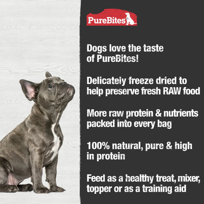 Chicken Freeze Dried Dog Treats, 1 Ingredient, Made in USA, 3Oz