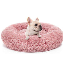 Calming Donut Dog Bed Anti-Anxiety, Self Warming, Cozy Soft Plush round Pet Bed, Ideal for Both Home & Travel, 27"L X 27"W X 8"H