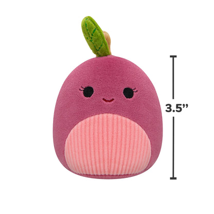 Original 3.5 Inch 2-Pack Cherry the Red Cherry and Celia the Orange Slice Plush Dog Toys
