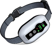 Dog Bark Collar, Anti-Barking Pet Training Collar, Waterproof E-Bark Shock Collar for Large Medium Small Dogs, Rechargeable Barking Collar with Beep Vibration Shock, 5 Adjustable Sensitivity (White)
