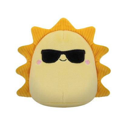 Original 3.5 Inch 2-Pack Blue and Green Planet and Yellow Sun Plush Dog Toys