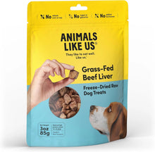 Premium Dog Treats, Freeze-Dried Raw 100% Grass-Fed Beef Liver, Single Ingredient, Protein Rich, Non-Gmo, No Wheat or Corn, 3 Oz