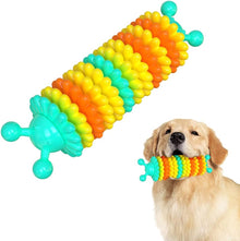 Dog Toys for Aggressive Chewers, Indestructible Teeth Cleaning Dog Chew Toys for Small Medium Large Breed Dogs, Rubber Outdoor Interactive Puppy Chew Toys for Training, Blue