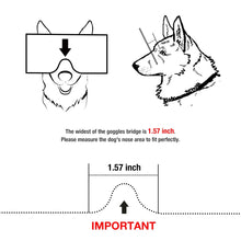 Dog Goggles Sunglasses for Medium to Large Dog Eye Protection with Adjustable Straps