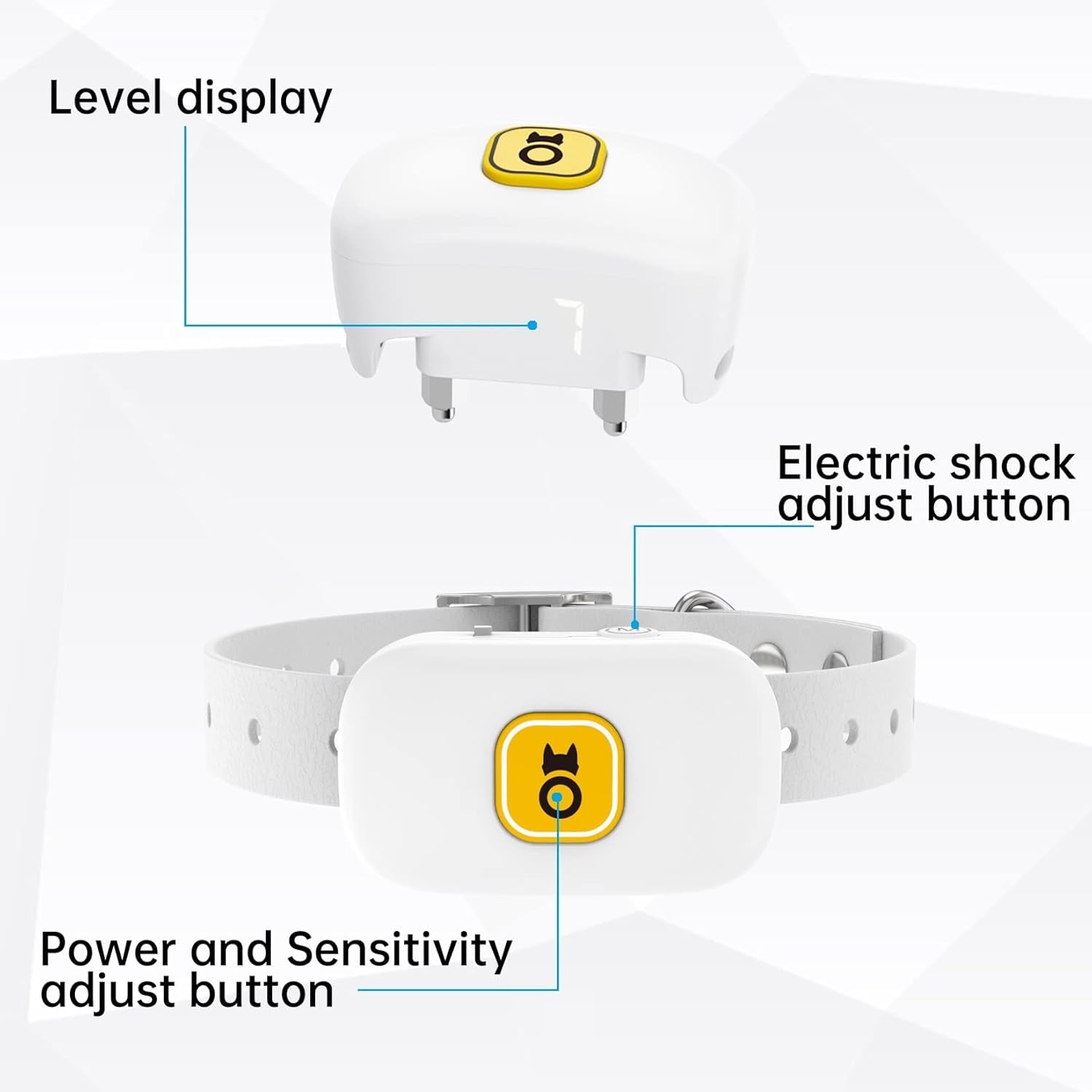 Anti Barking Collar for Dogs,  Shock Training Control Smart IPX7 Water-Resistant