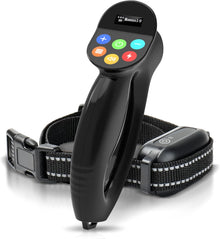 Dog Training Collar-3300Ft Dog Shock Collar with Remote Control, Waterproof Dog Bark Collar with Leash Tension Sensing Automatically, Rechargeable anti Pull E-Collar for Small Medium and Large Dogs